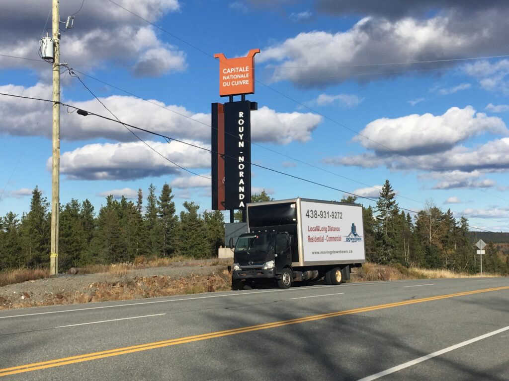 Déménagement Montréal-Rouyn-Noranda